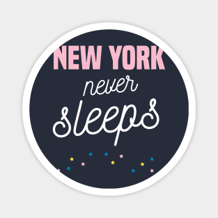 New York never sleeps Magnet
